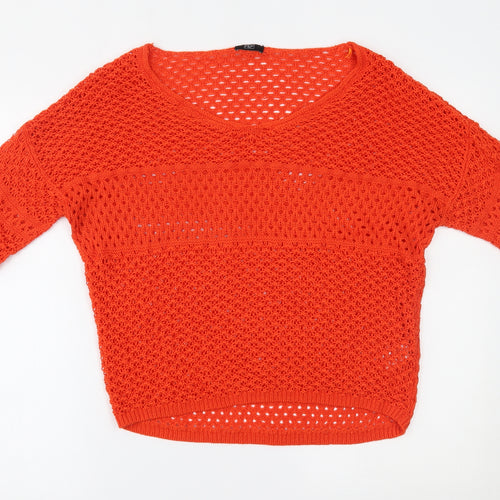 F&F Womens Orange   Basic Blouse Size 14