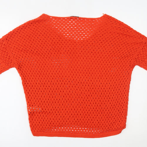 F&F Womens Orange   Basic Blouse Size 14
