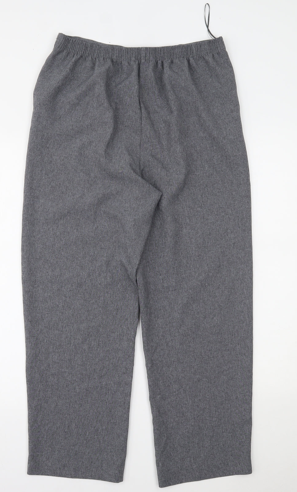 Bm collection Womens Grey   Trousers  Size 12 L26 in