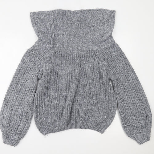 Primark Womens Grey   Pullover Jumper Size M