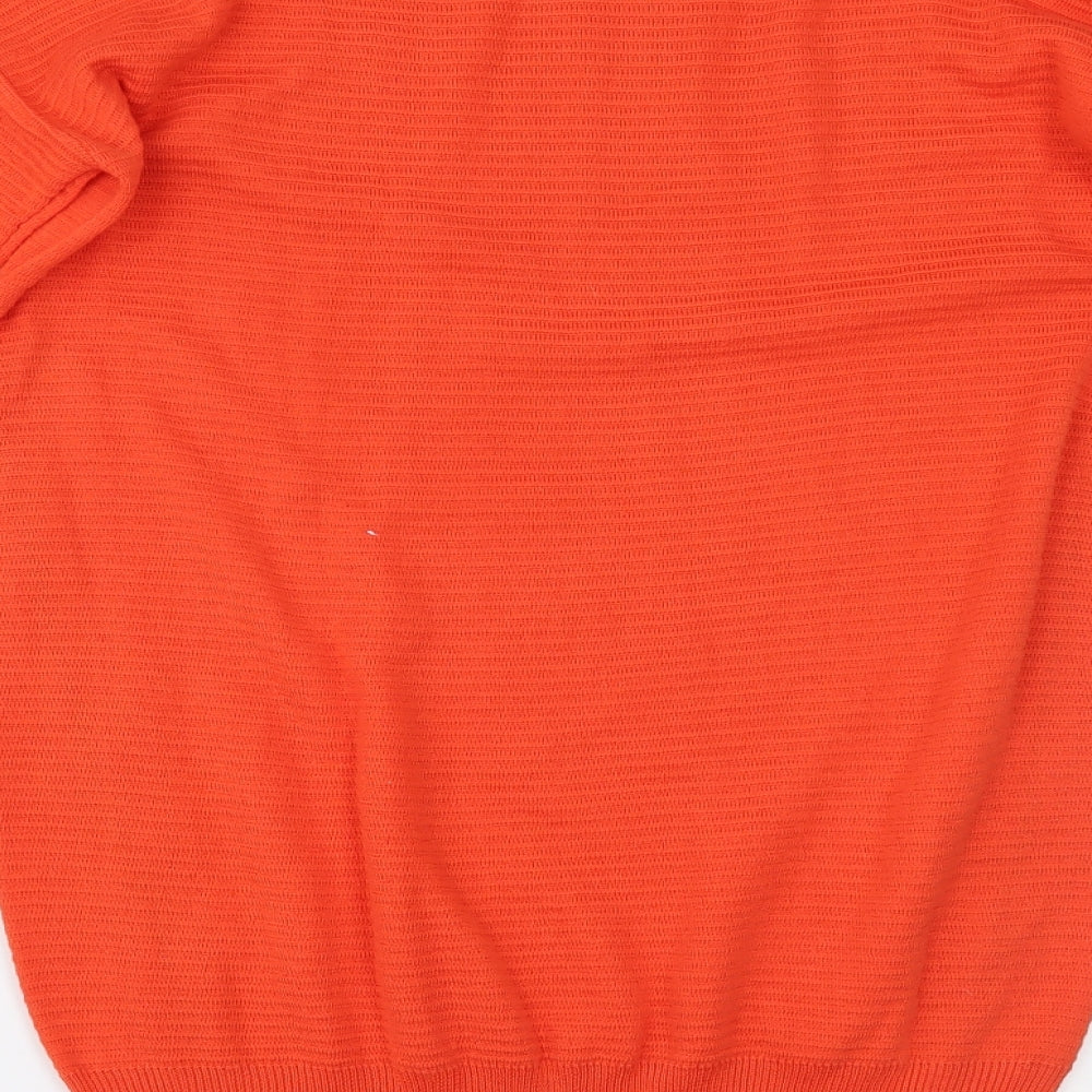 Select Womens Orange   Pullover Jumper Size 8