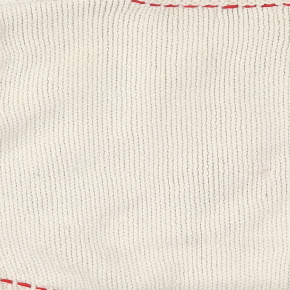 NEXT Boys Beige   Pullover Jumper Size 2-3 Years  - christmas