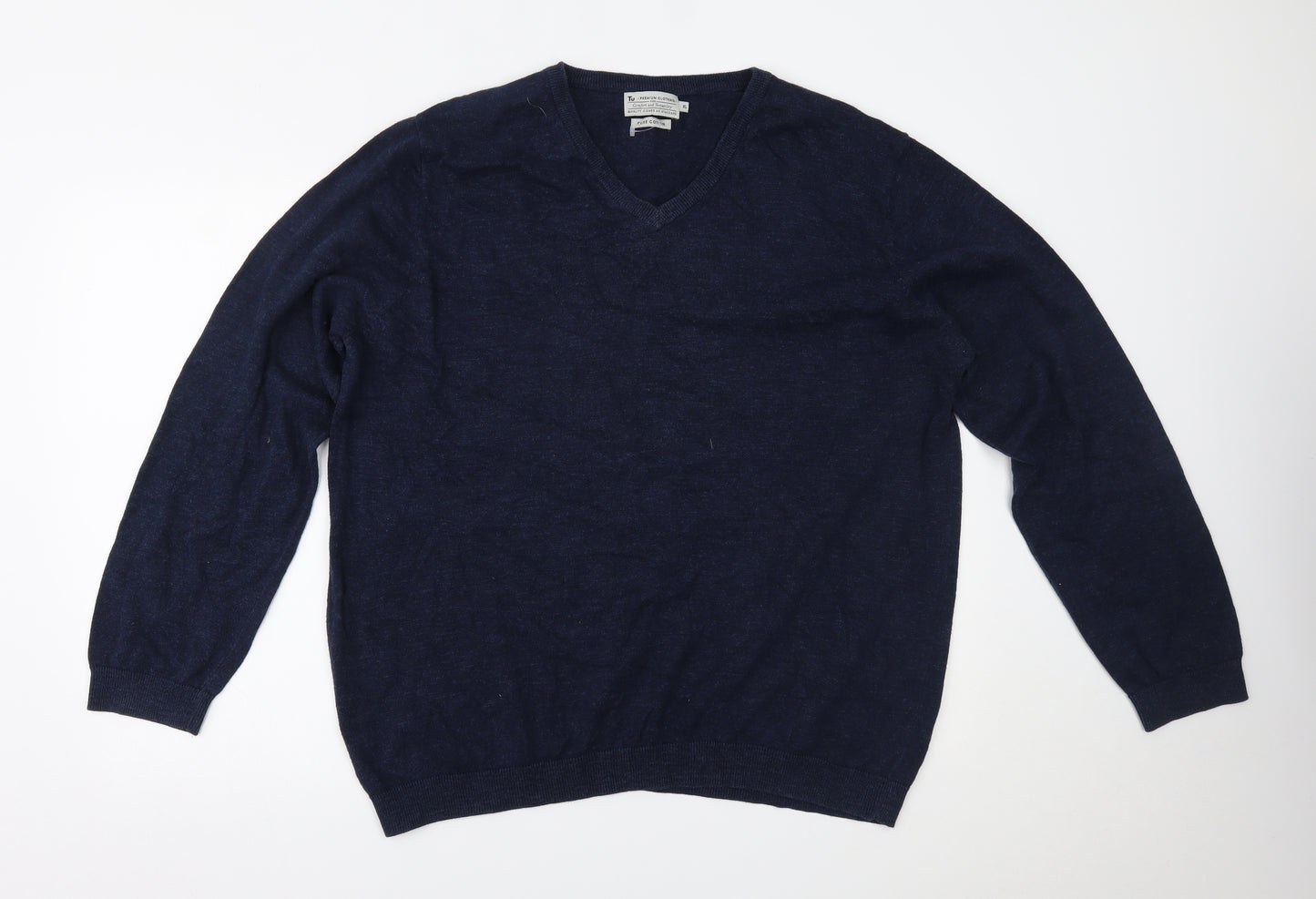 TU Mens Blue   Pullover Jumper Size XL