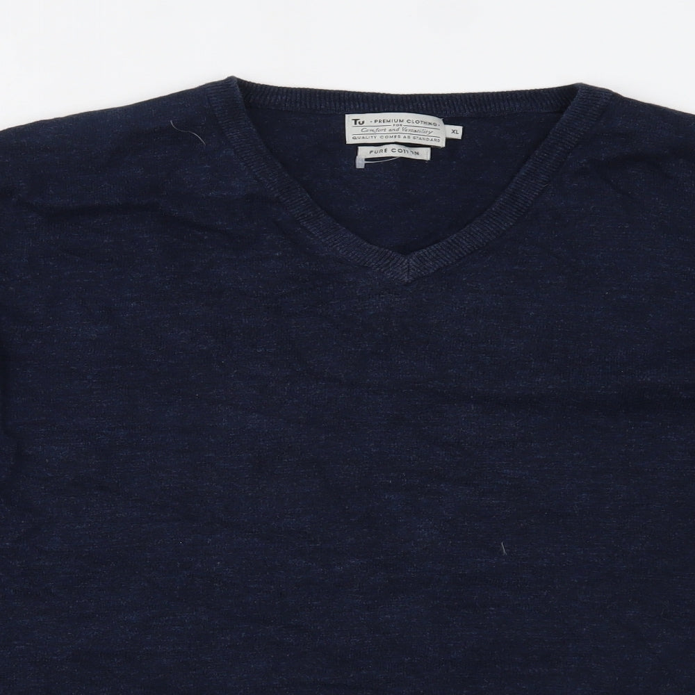 TU Mens Blue   Pullover Jumper Size XL
