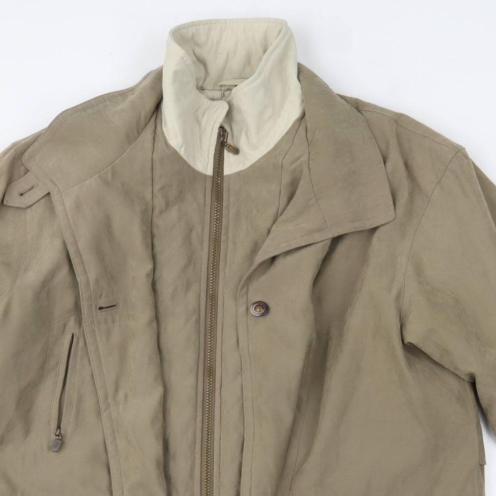 BHS Womens Beige   Parka Coat Size 10