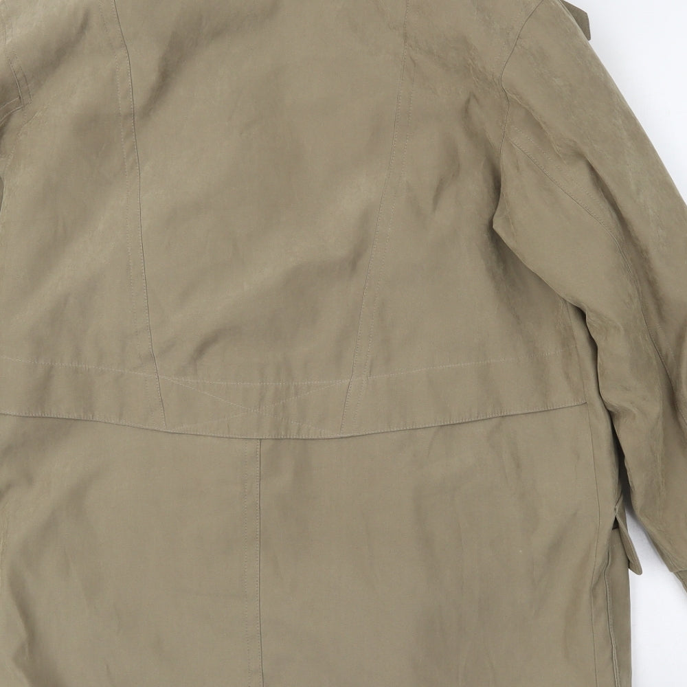 BHS Womens Beige   Parka Coat Size 10