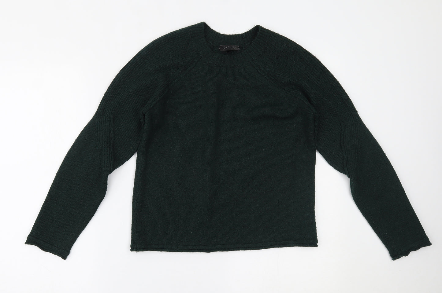 Topshop Womens Green   Pullover Jumper Size 10