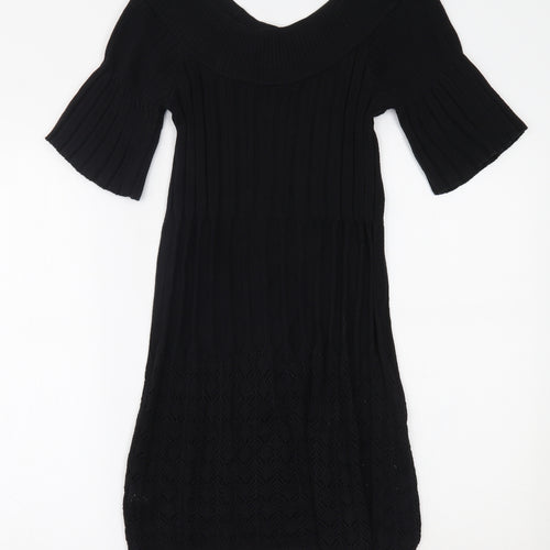 George Womens Black   Jumper Dress  Size 8