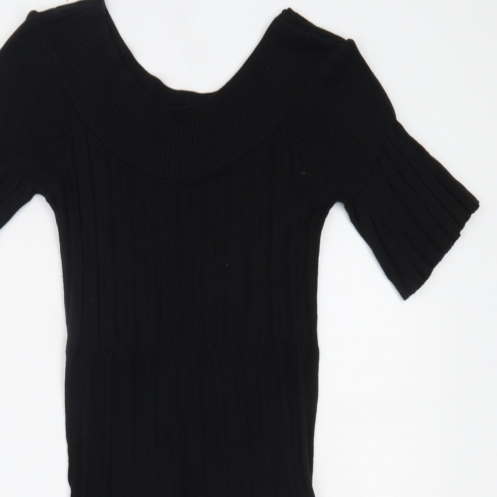 George Womens Black   Jumper Dress  Size 8