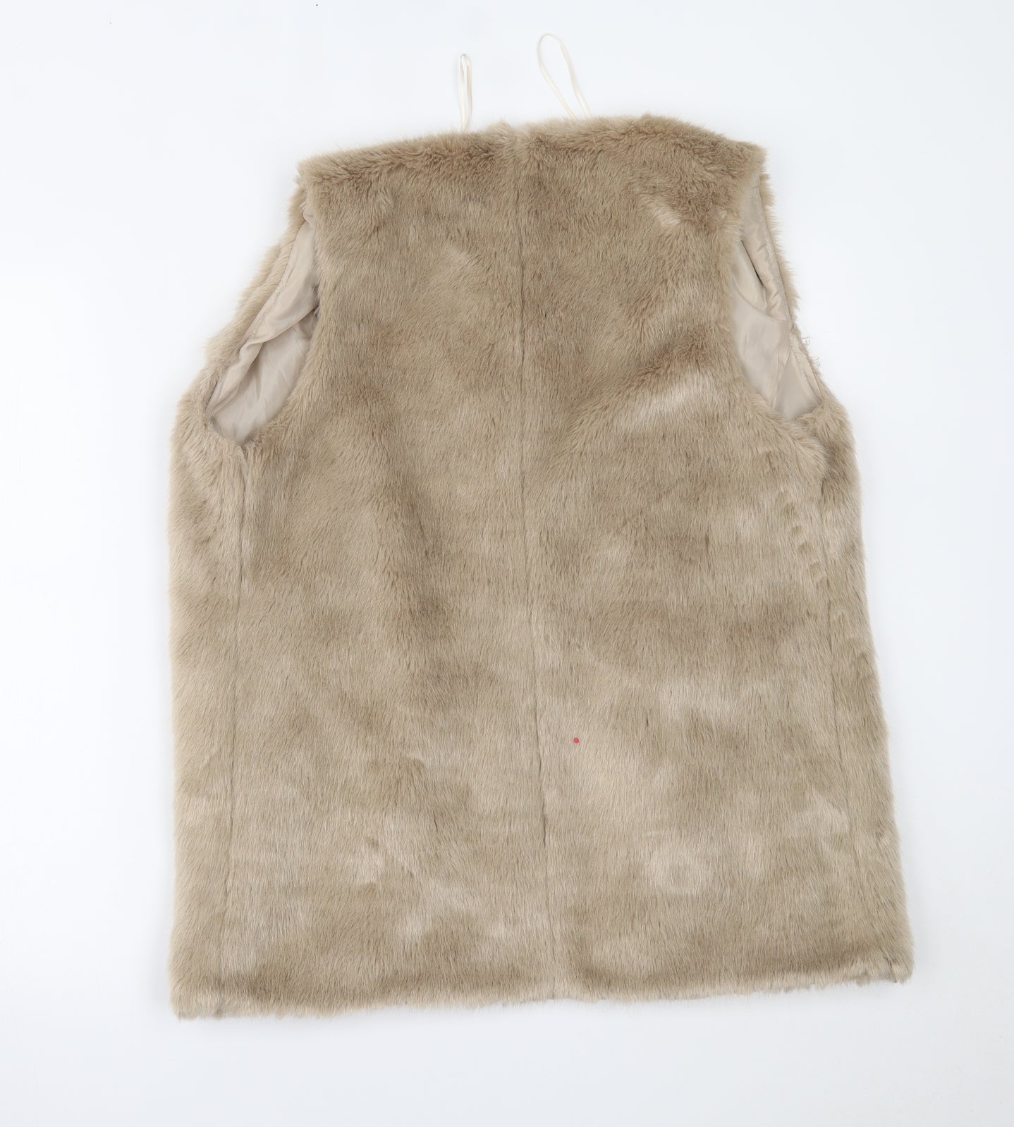 Papaya Womens Beige   Gilet Coat Size 12