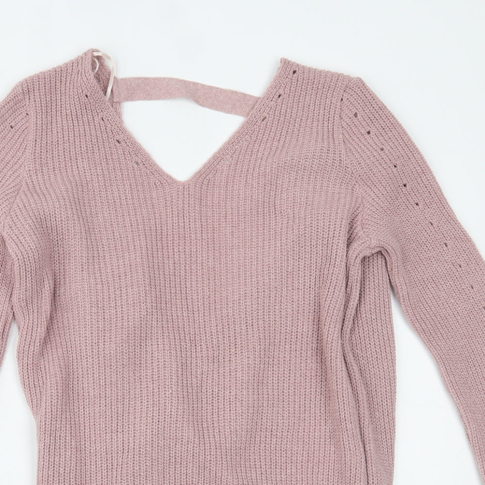 Primark Womens Pink   Pullover Jumper Size S