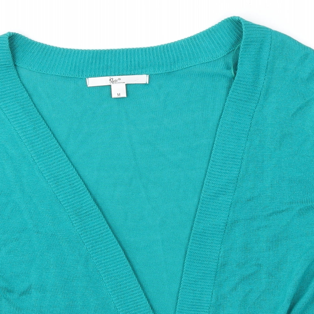 Klass Womens Green   Cardigan Jumper Size M