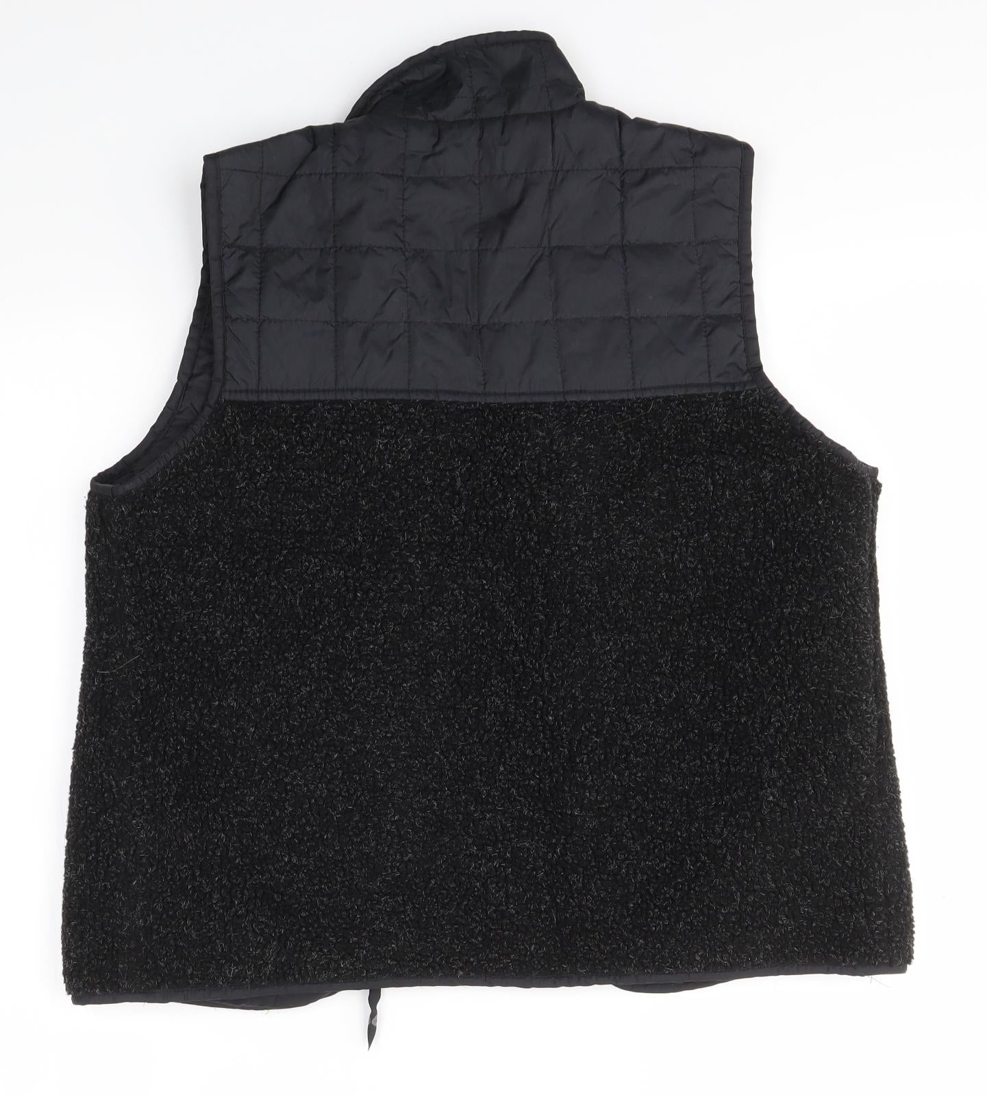 River Island Womens Black   Gilet Jacket Size 14