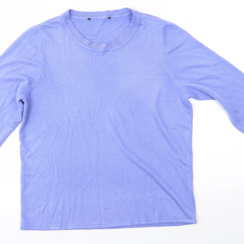 Bonmarché Womens Blue   Pullover Jumper Size 16