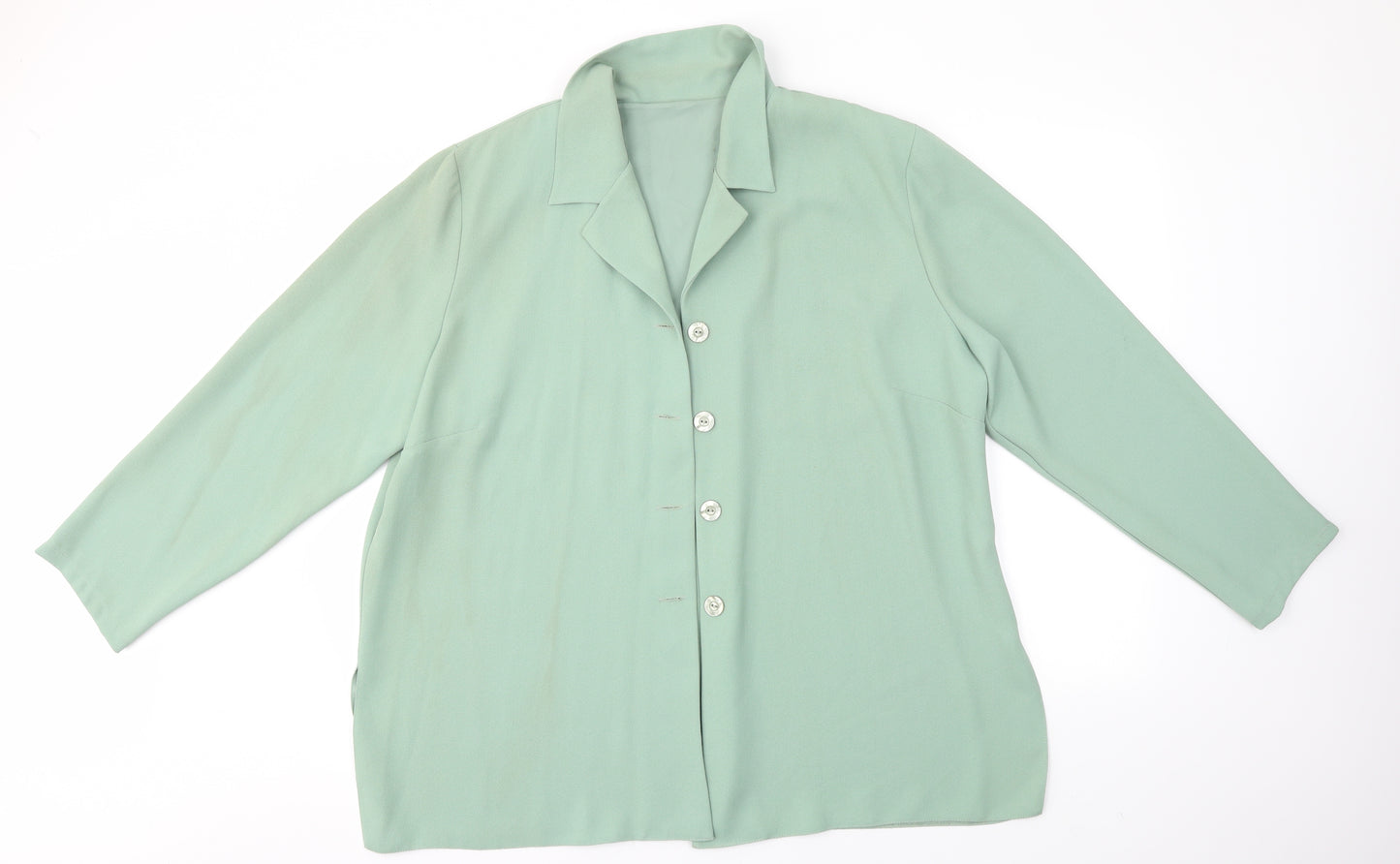 Preworn Womens Green   Cardigan Jumper Size 22