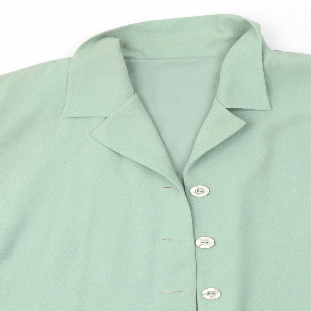 Preworn Womens Green   Cardigan Jumper Size 22