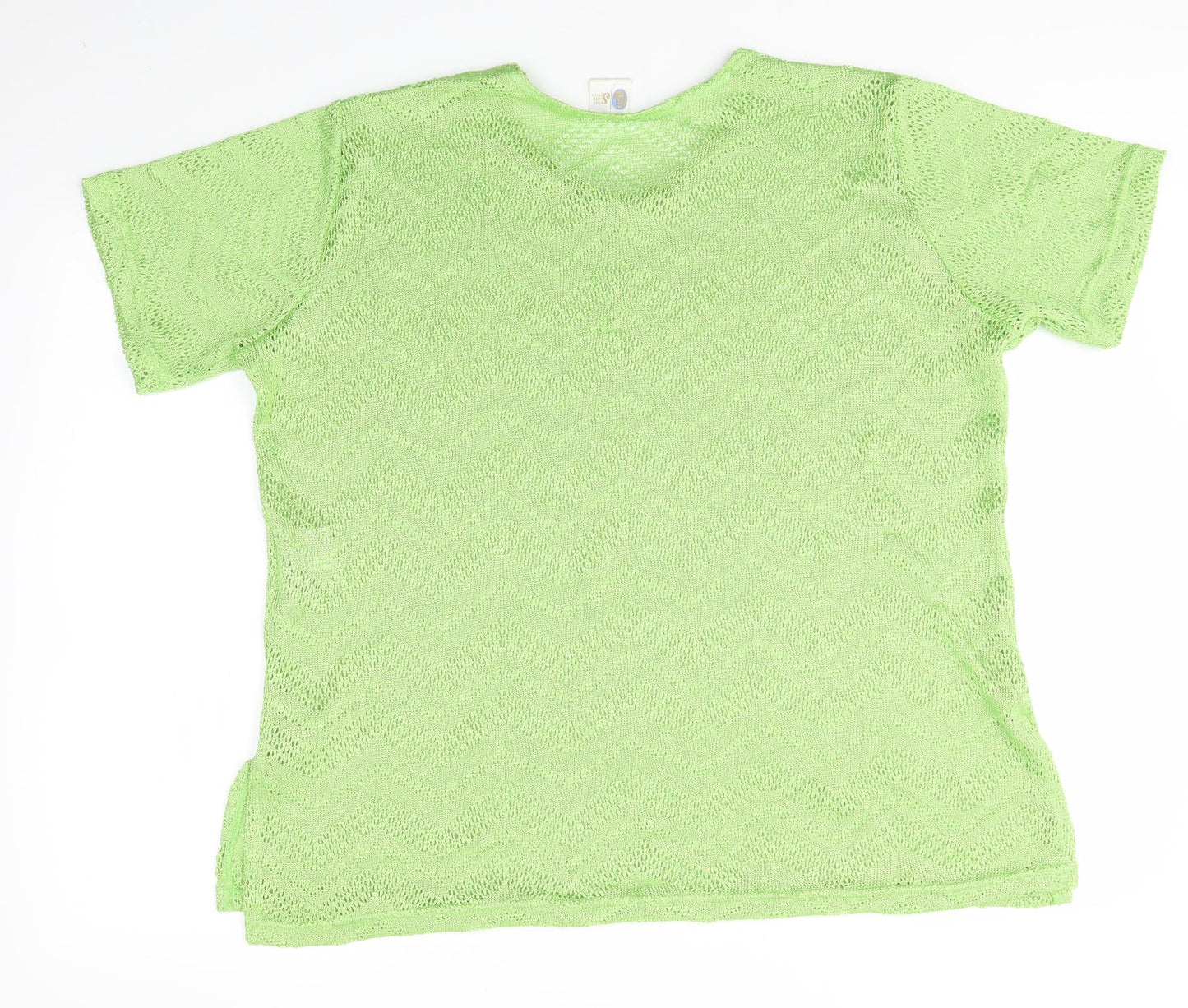 Your Sixth Sense Womens Green   Basic T-Shirt Size 18