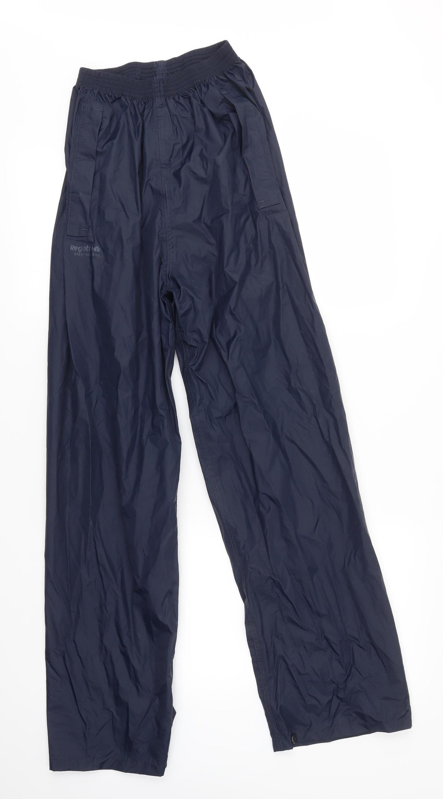 Regatta Mens Blue   Rain Trousers Trousers Size XS L28 in