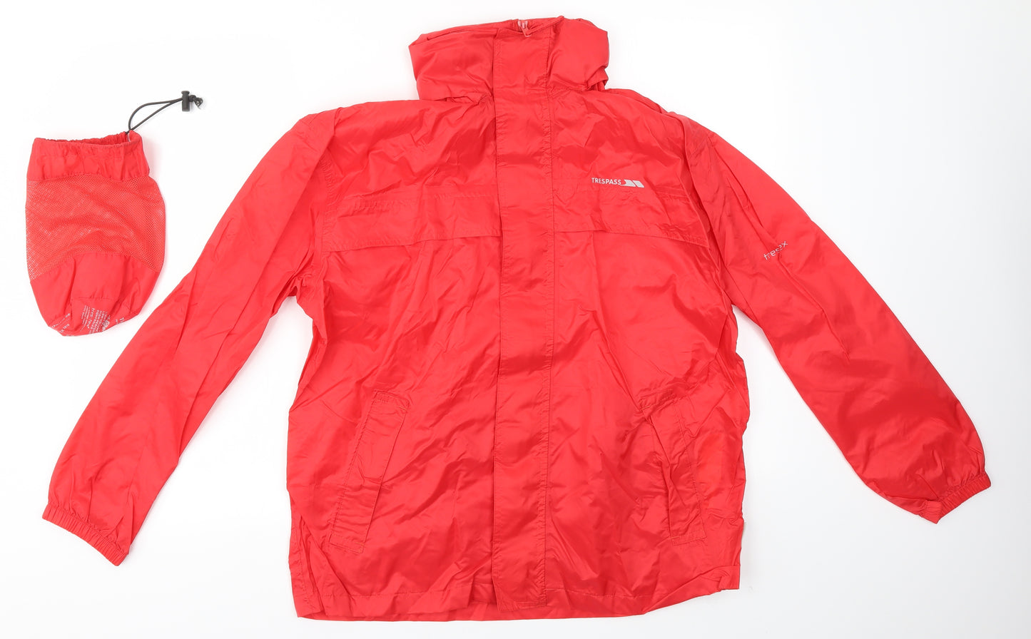 Trespass Mens Red   Anorak Coat Size XS  - JACKET IN A PACK