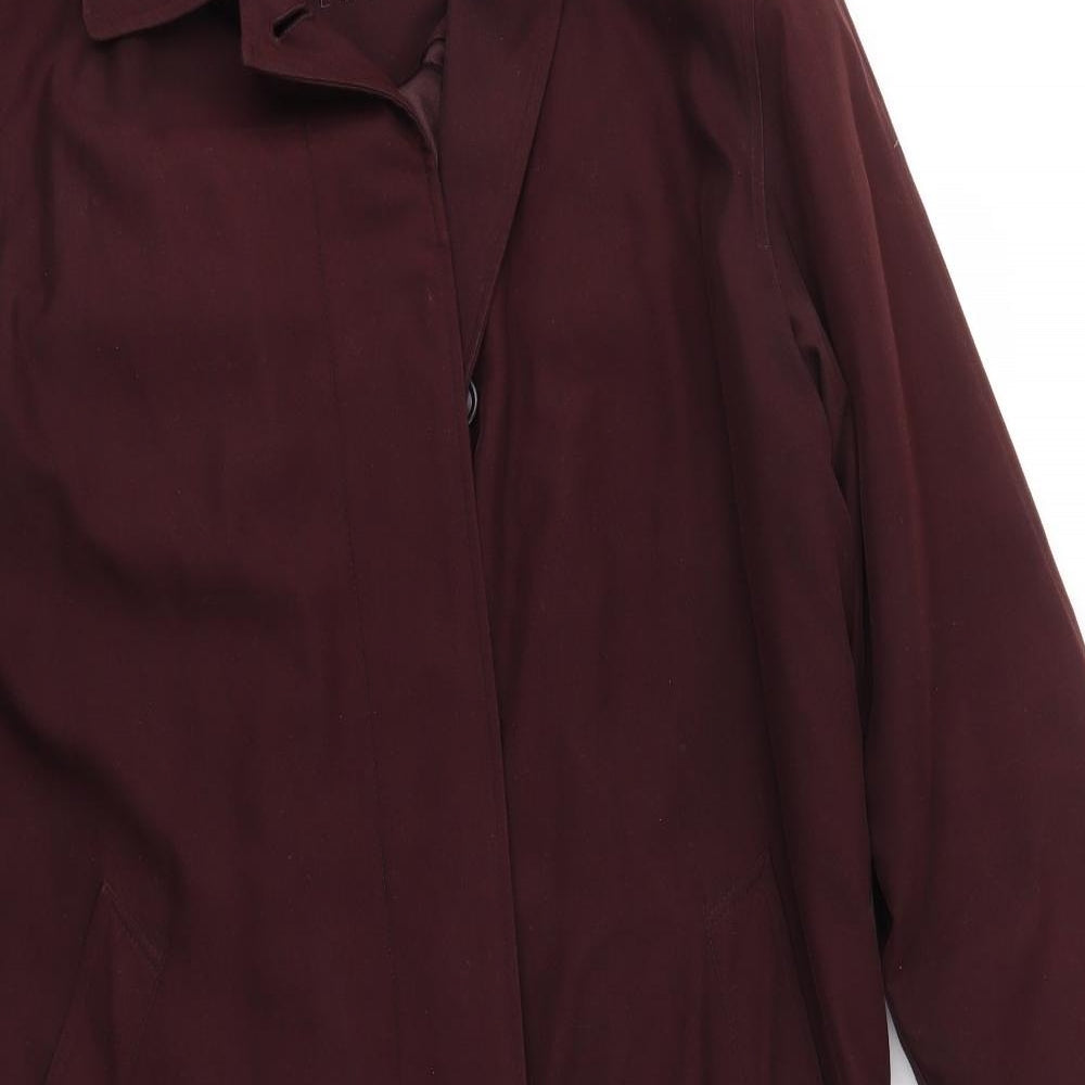 FOUR SEASONS Womens Purple   Overcoat Coat Size 12