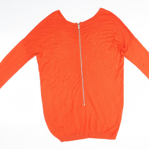 Primark Womens Orange   Pullover Jumper Size S