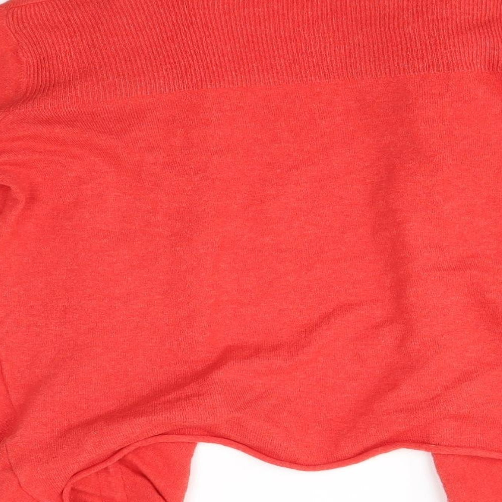 HEKLA & CO Womens Red   Cardigan Jumper Size L