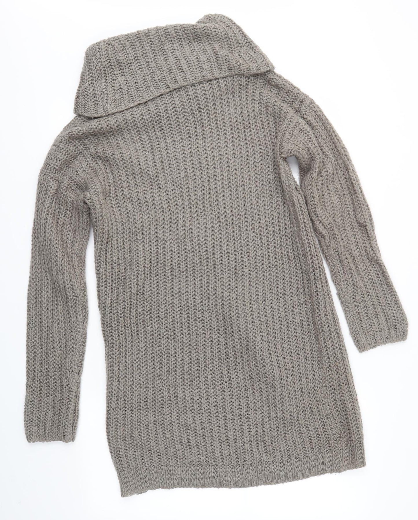 Brave Soul Womens Grey   Jumper Dress  Size S