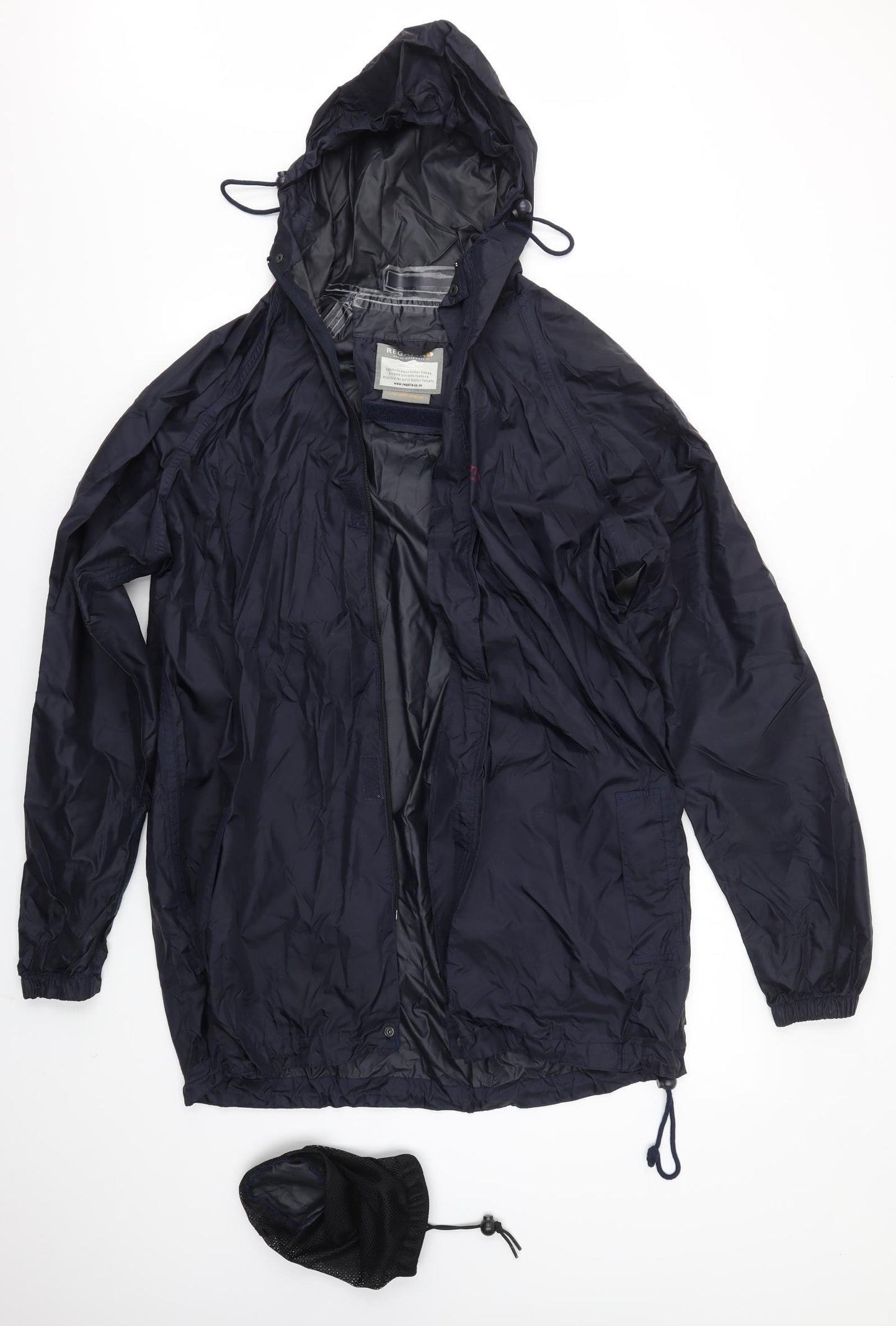 Regatta Mens Blue   Rain Coat Jacket Size L