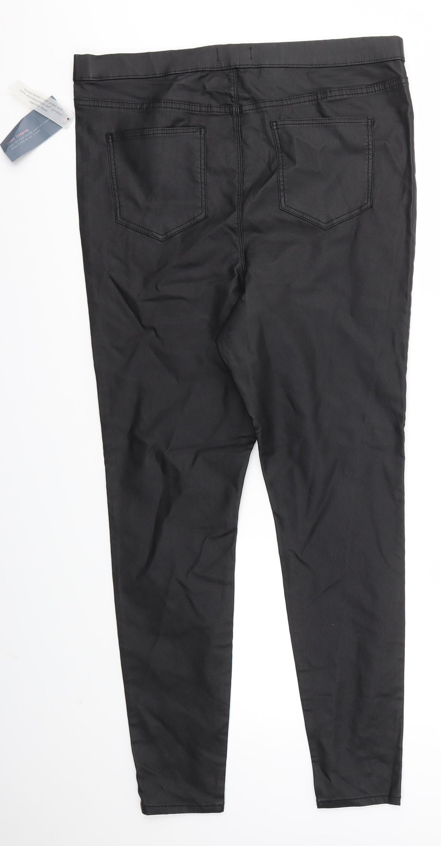 Matalan Womens Black   Jegging Jeans Size 16 L27 in