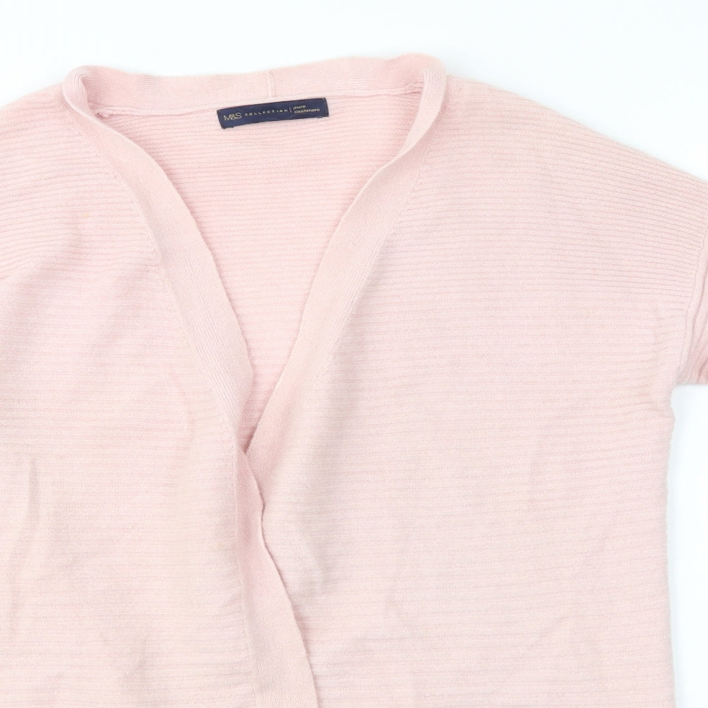 M&S Womens Pink   Cardigan Jumper Size 8