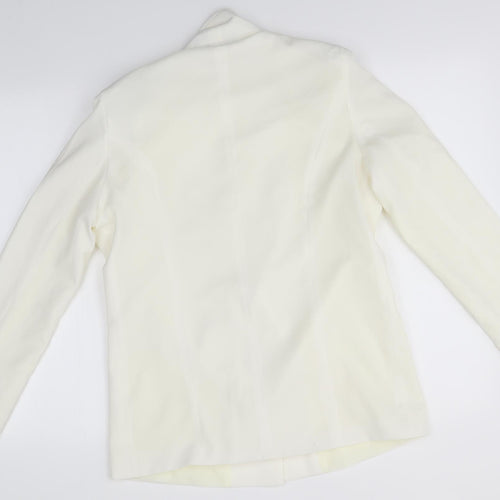 Missguided Womens Ivory   Jacket  Size 10