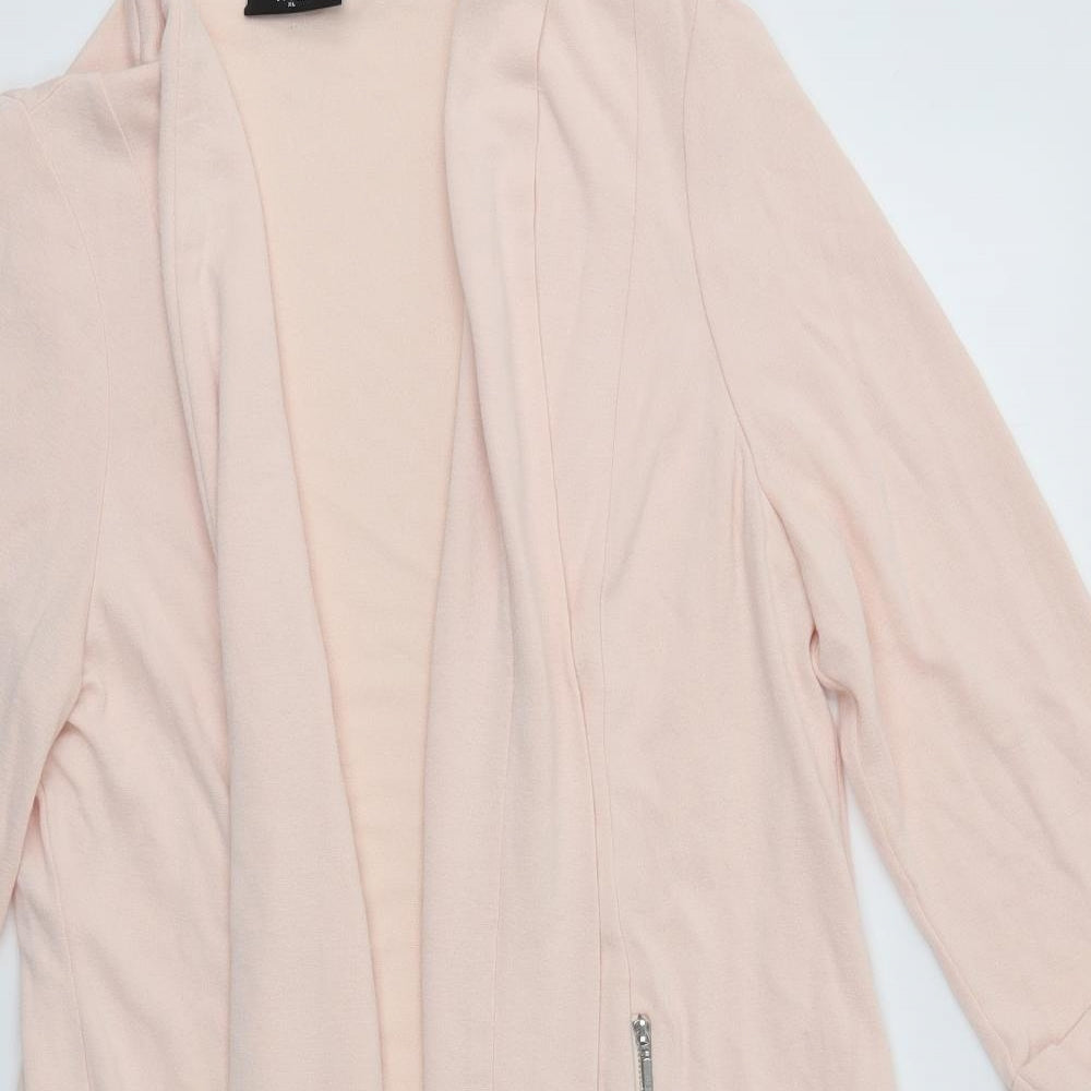 Wallis Womens Pink   Cardigan Jumper Size XL