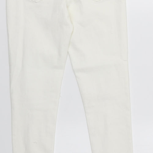 Primark Girls Ivory   Skinny Jeans Size 9 Years