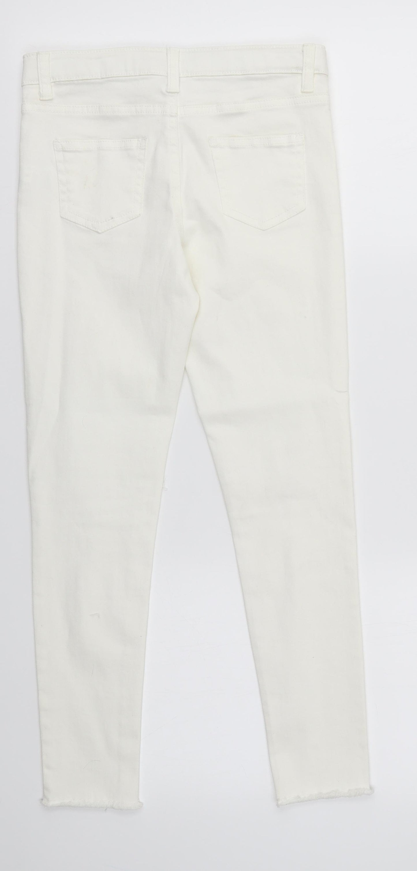 Primark Girls Ivory   Skinny Jeans Size 9 Years