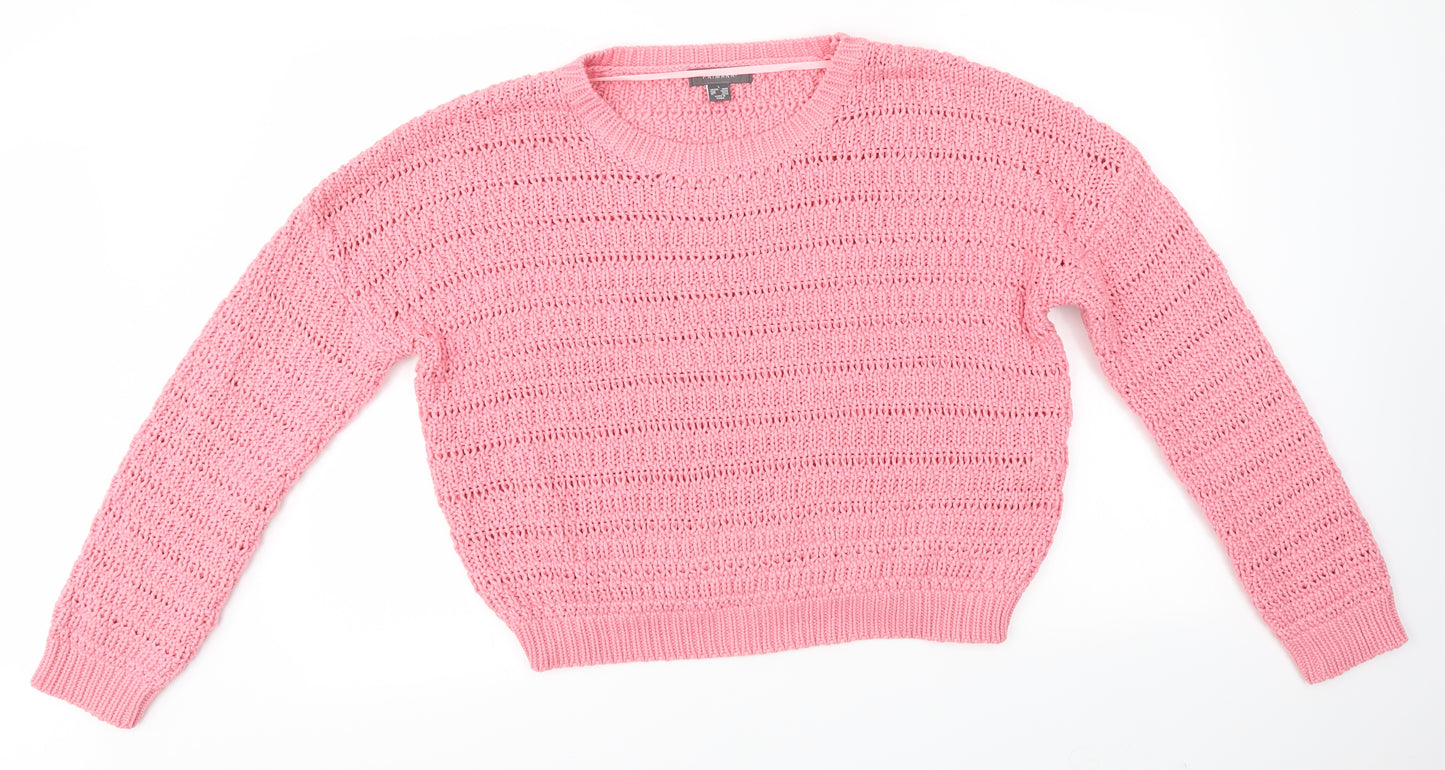 Primark Womens Pink   Pullover Jumper Size L