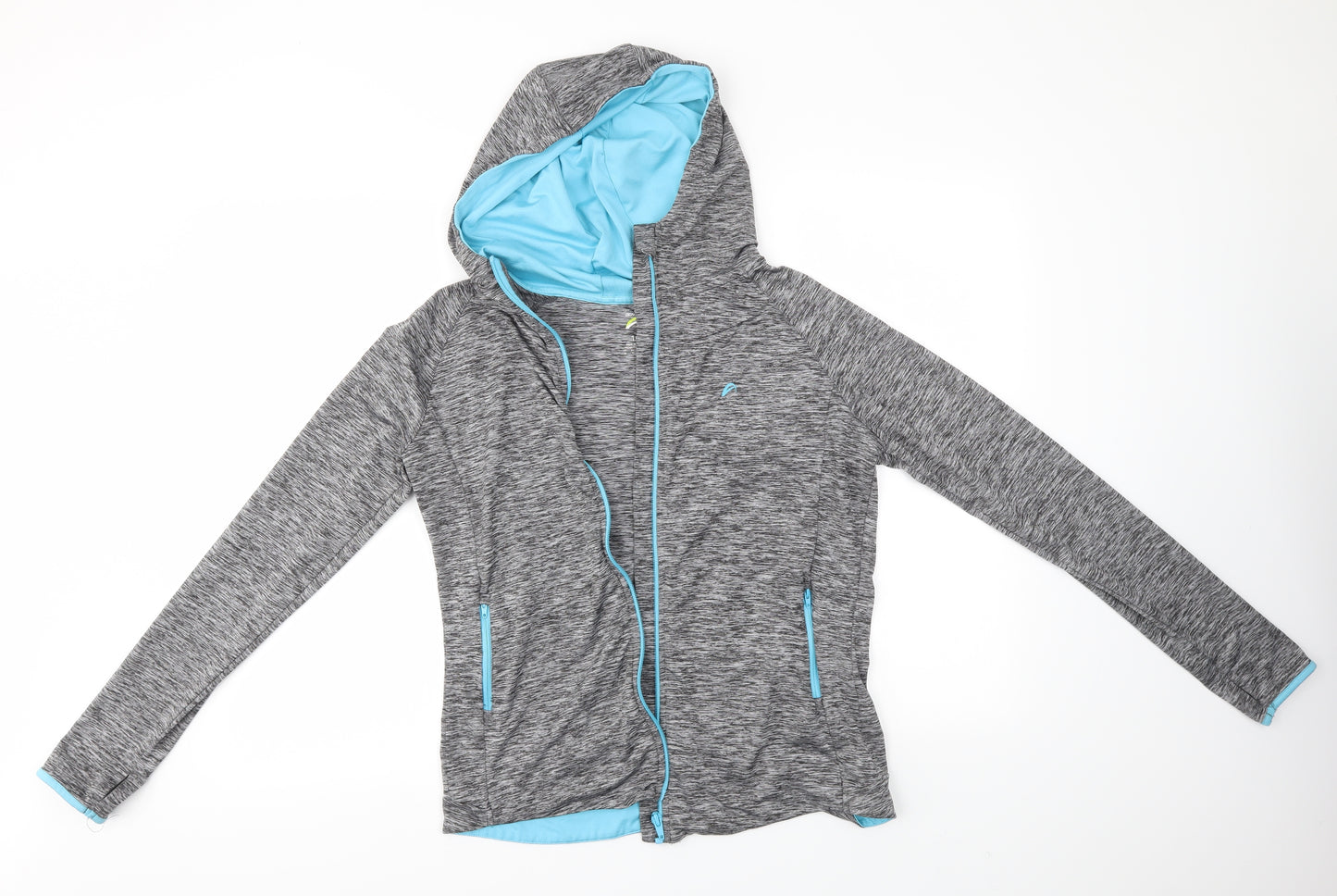 F&F Womens Grey   Full Zip Hoodie Size 16