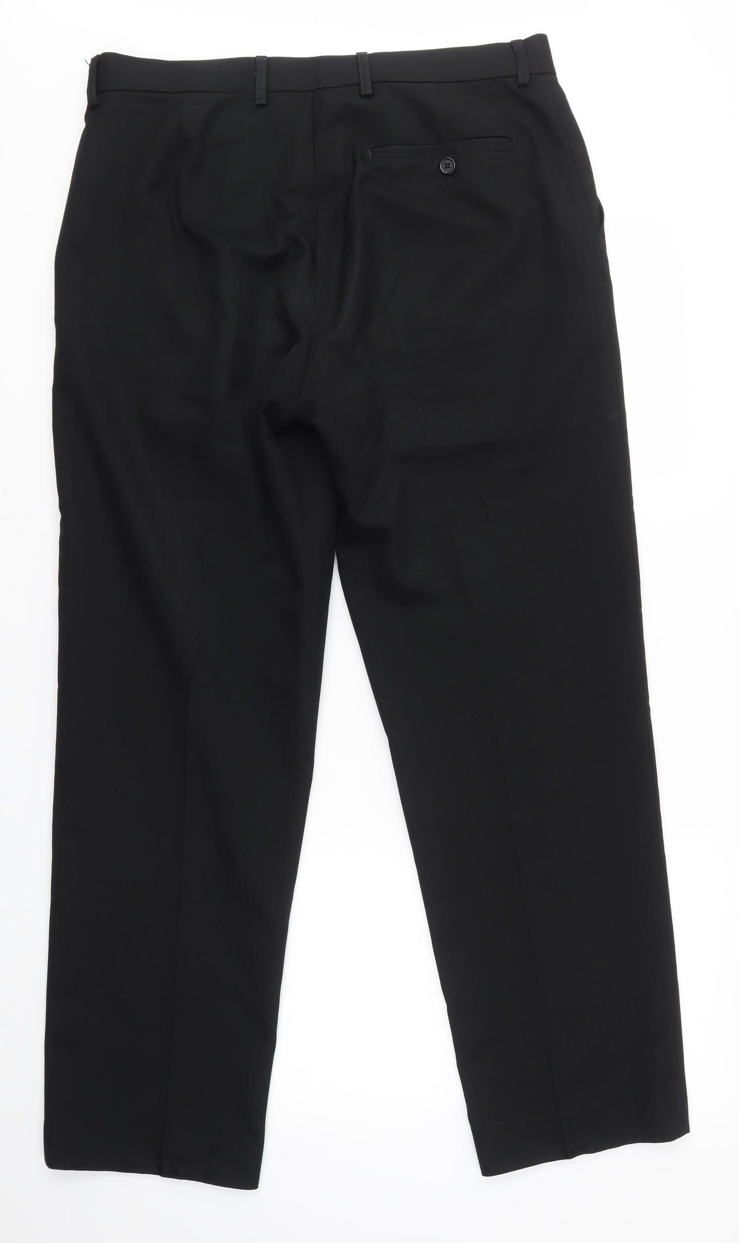 Debenhams Mens Black   Dress Pants Trousers Size 34 in L31 in