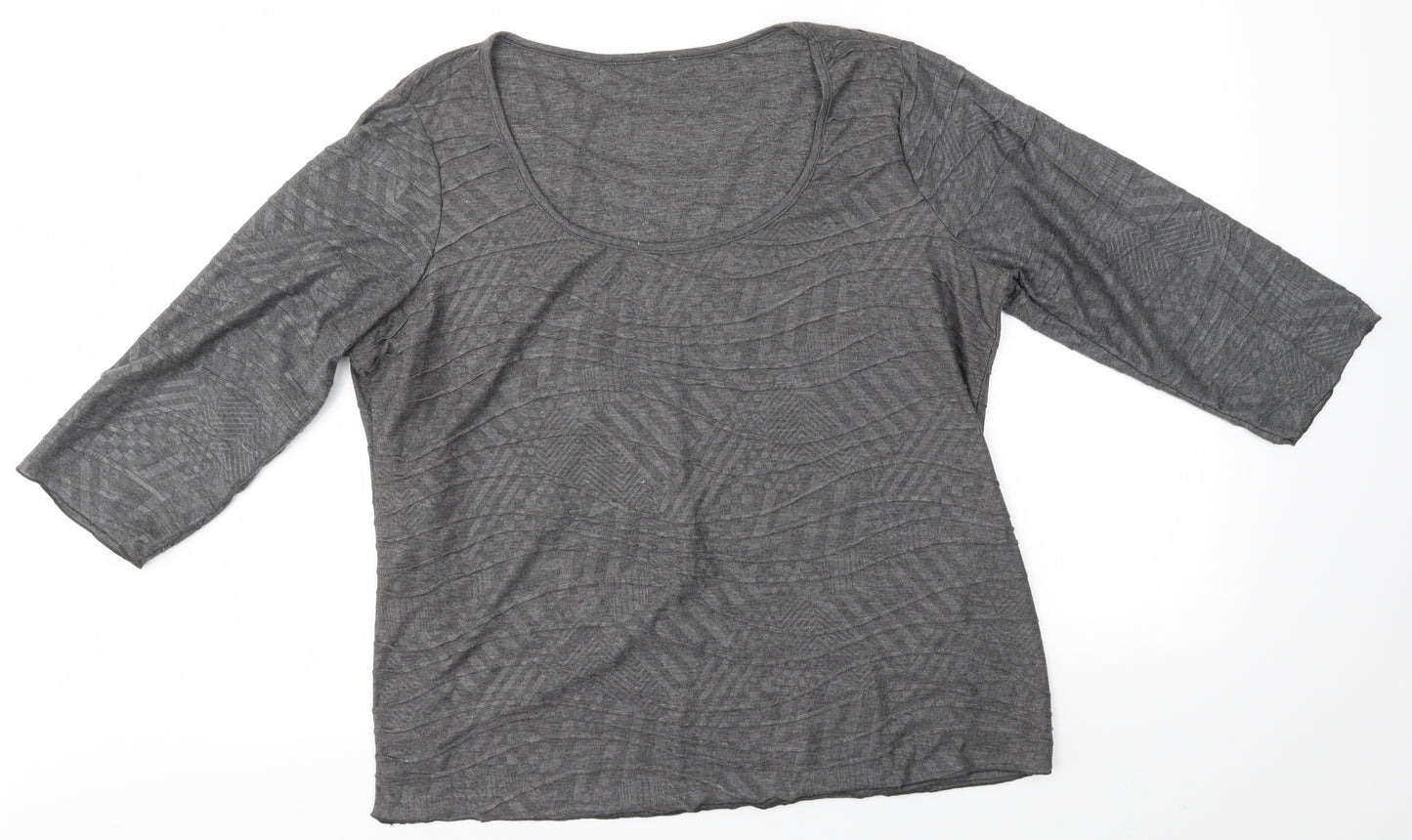Preworn Womens Grey   Basic Blouse Size XL