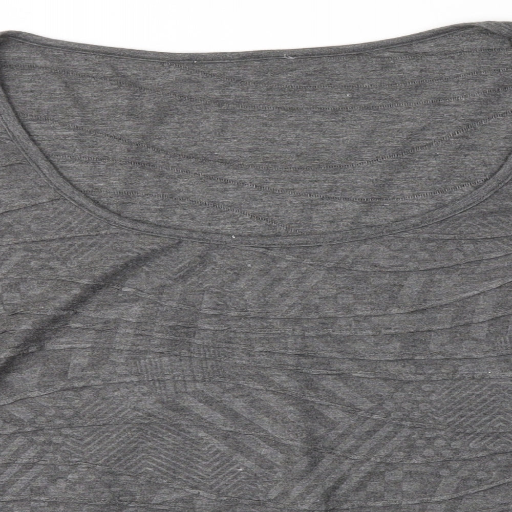 Preworn Womens Grey   Basic Blouse Size XL