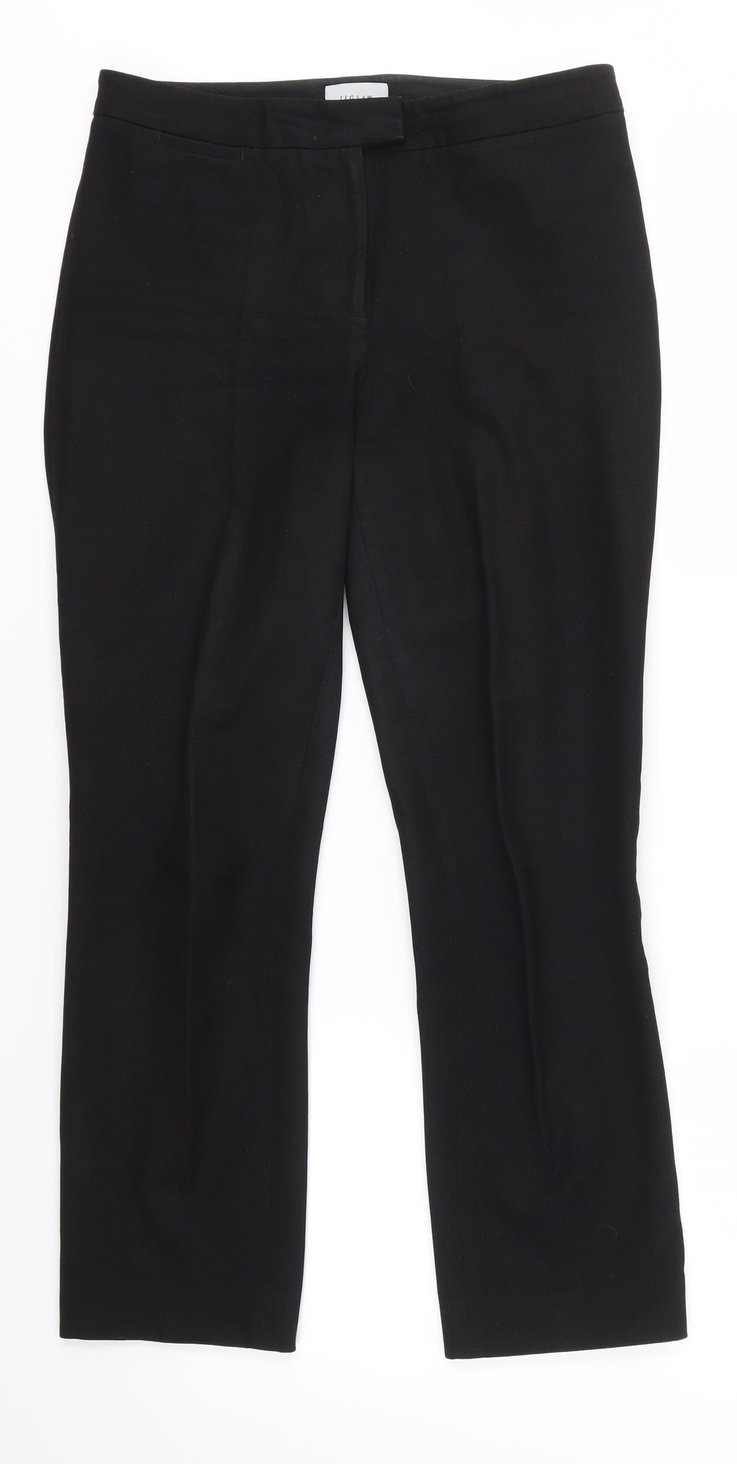 Jigsaw Womens Black   Dress Pants Trousers Size 8 L26 in