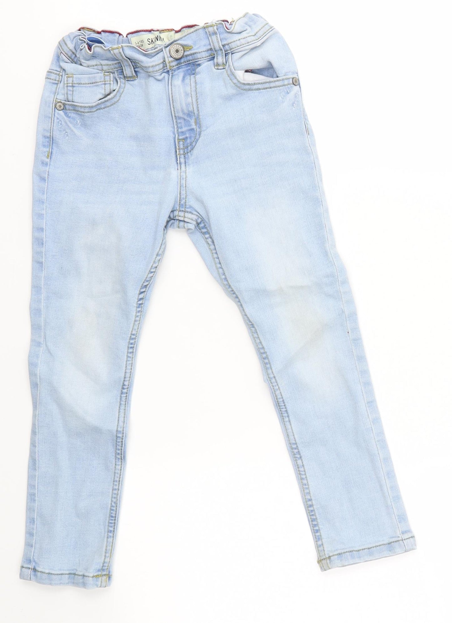 Primark Boys Blue   Skinny Jeans Size 5-6 Years