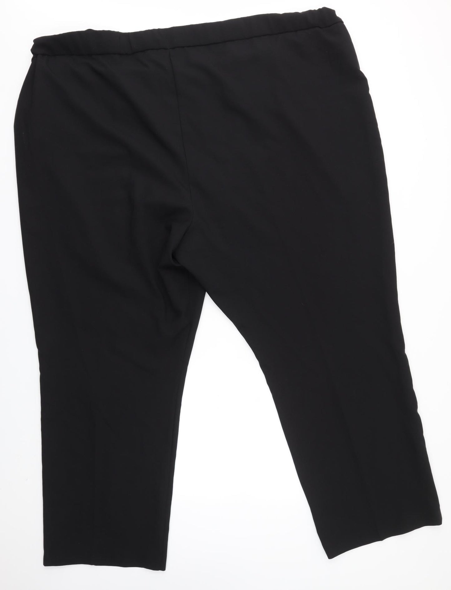 JD WILLIAMS AND CO Womens Black   Dress Pants Trousers Size 4XL L29 in