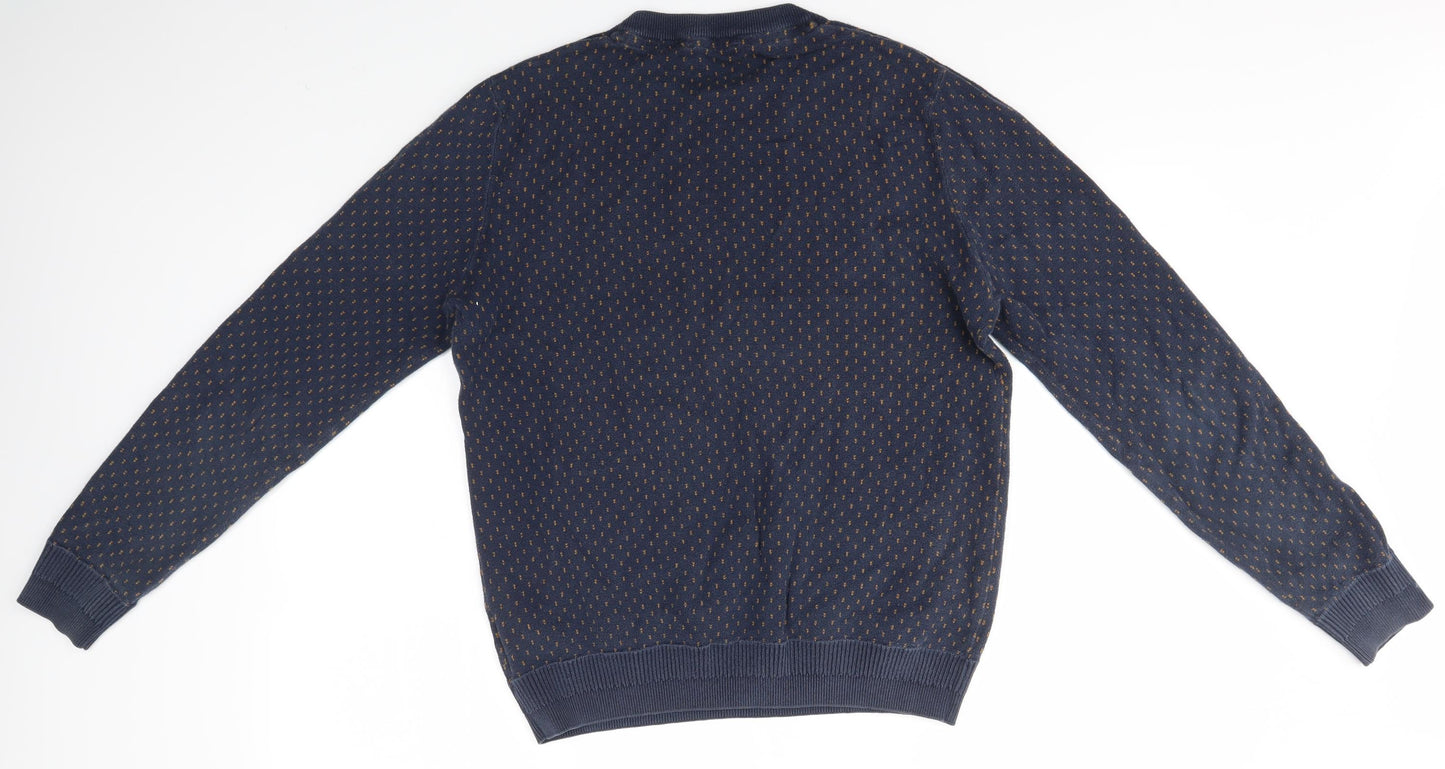 Selected Homme Mens Blue   Pullover Jumper Size M