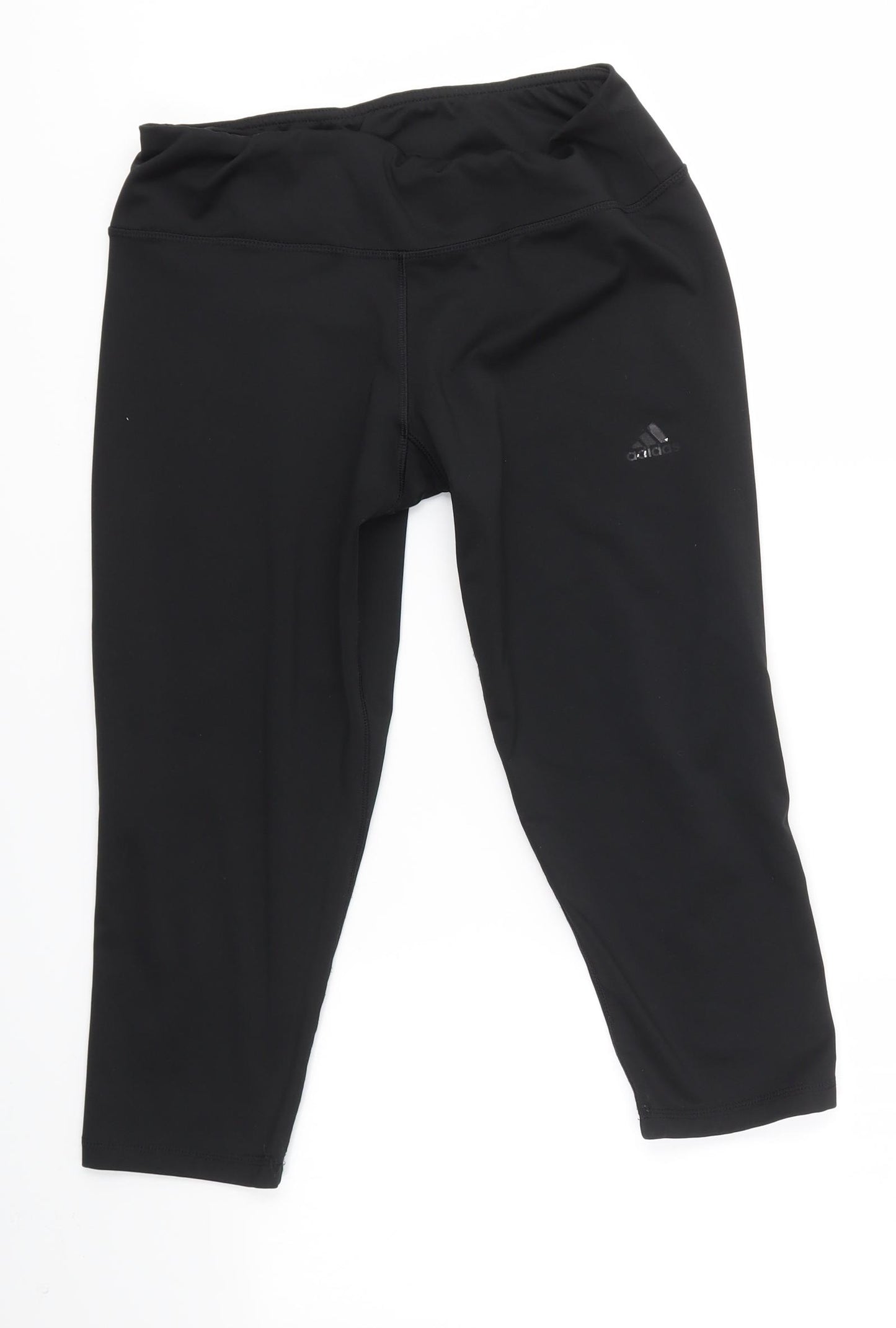 adidas Womens Black   Cropped Leggings Size M