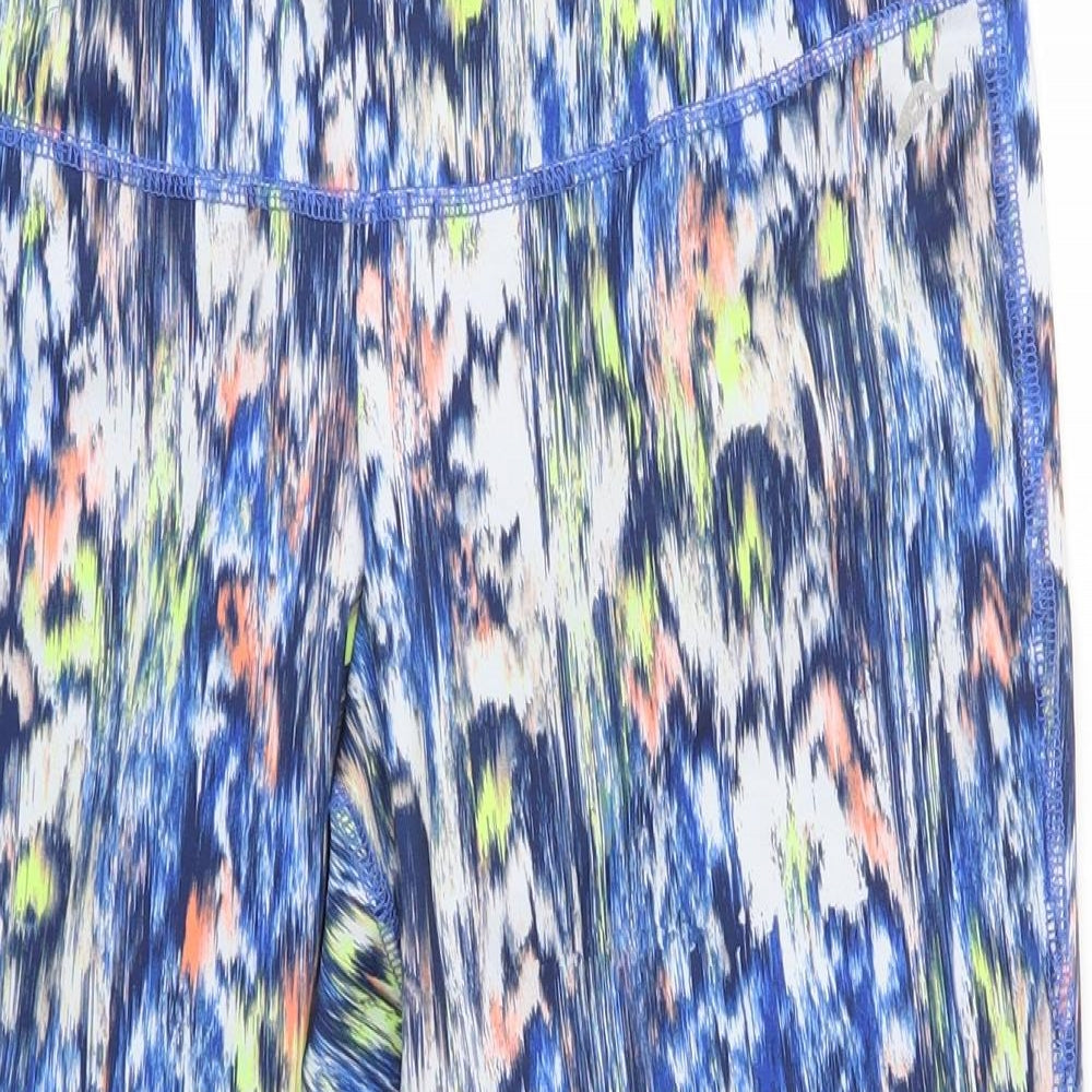 F&F Womens Blue   Cropped Leggings Size 16 L20 in