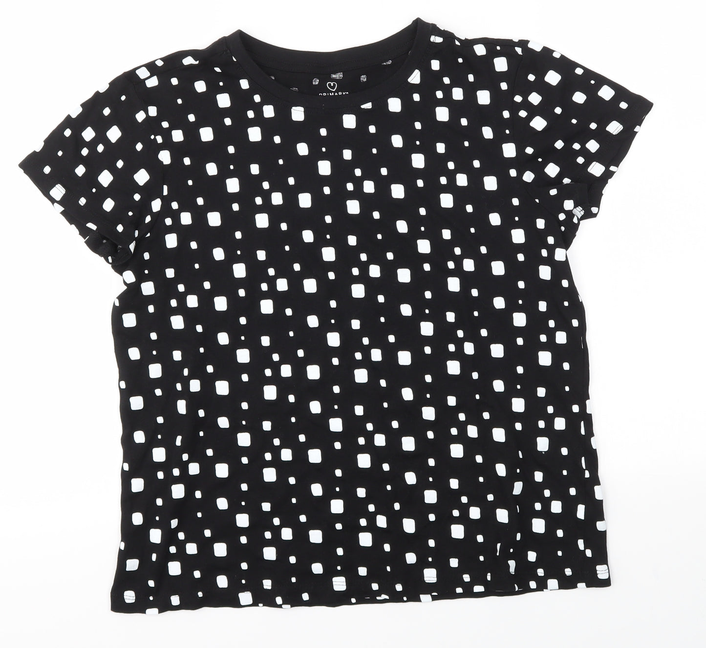 Primark Womens Black   Basic T-Shirt Size S