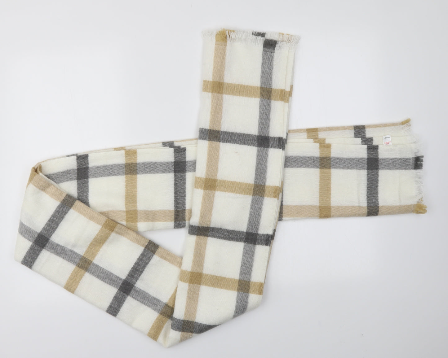 George Unisex Multicoloured Check   Scarf