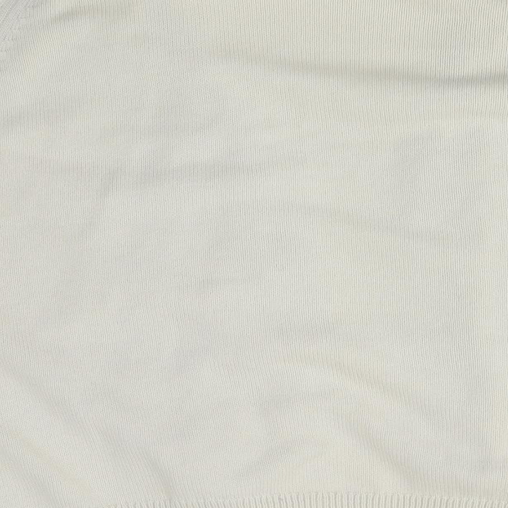 M&S Womens Ivory   Cardigan Jumper Size 12