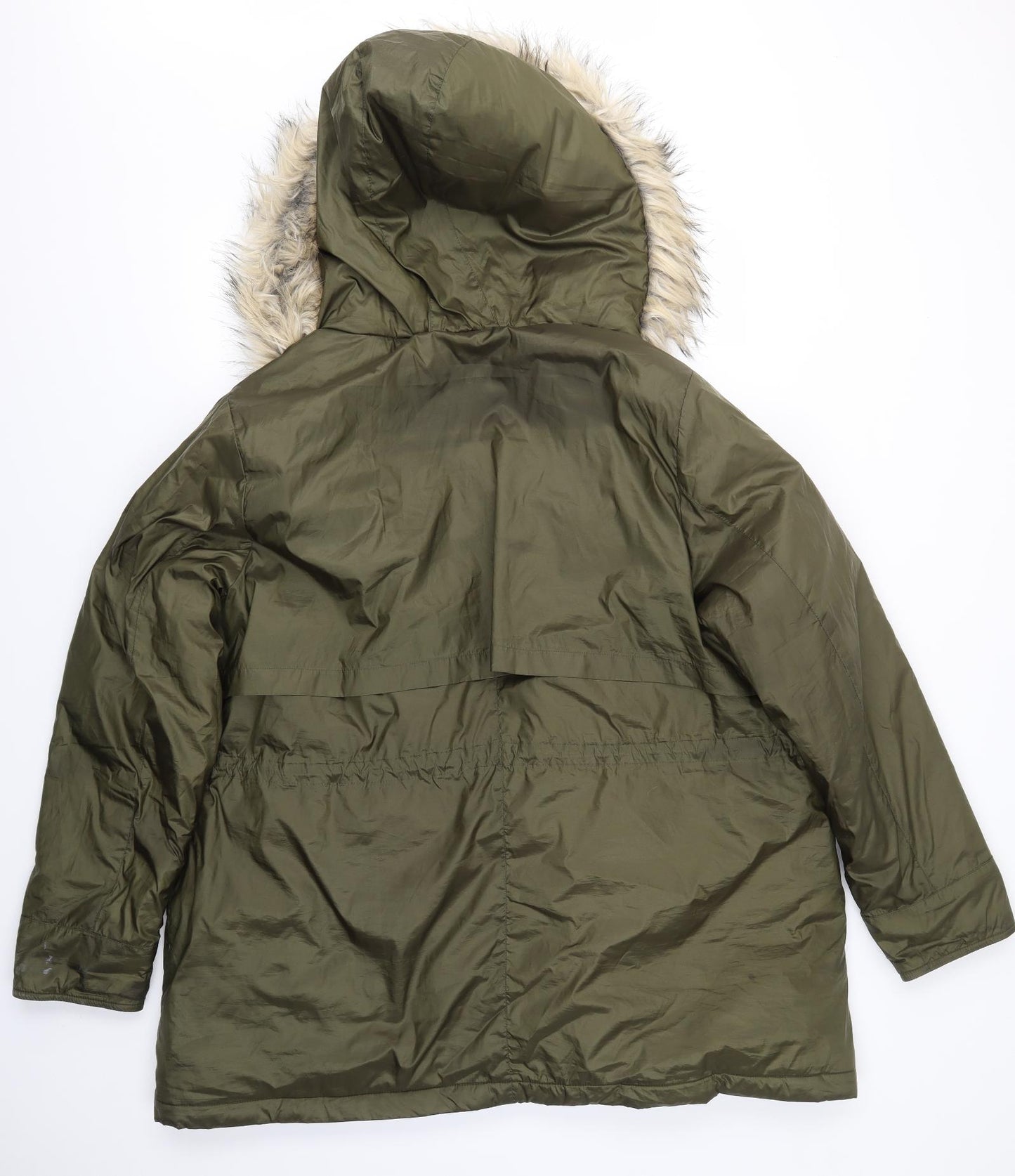 NEXT Womens Green   Overcoat Coat Size 22