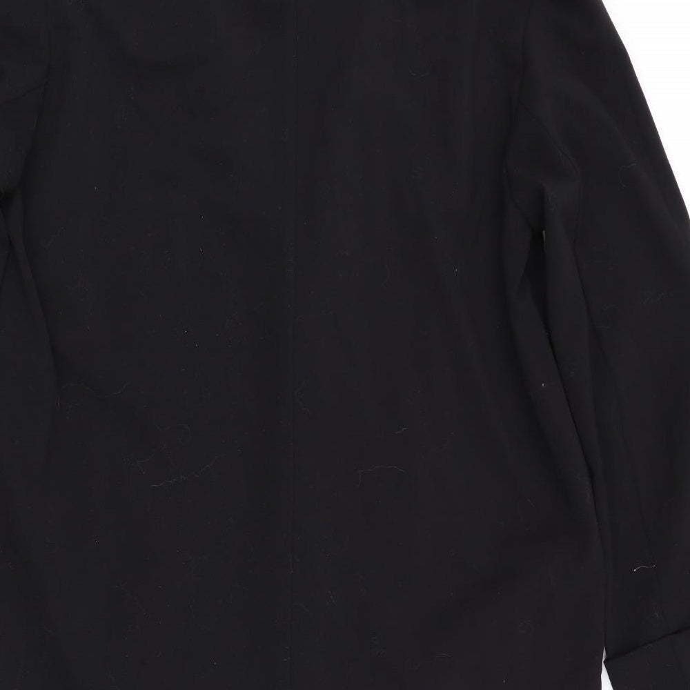 Pimkie Womens Black   Jacket  Size 6  - Longline Jacket